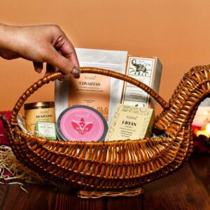 Swan of Gratitude- Wellness gift basket